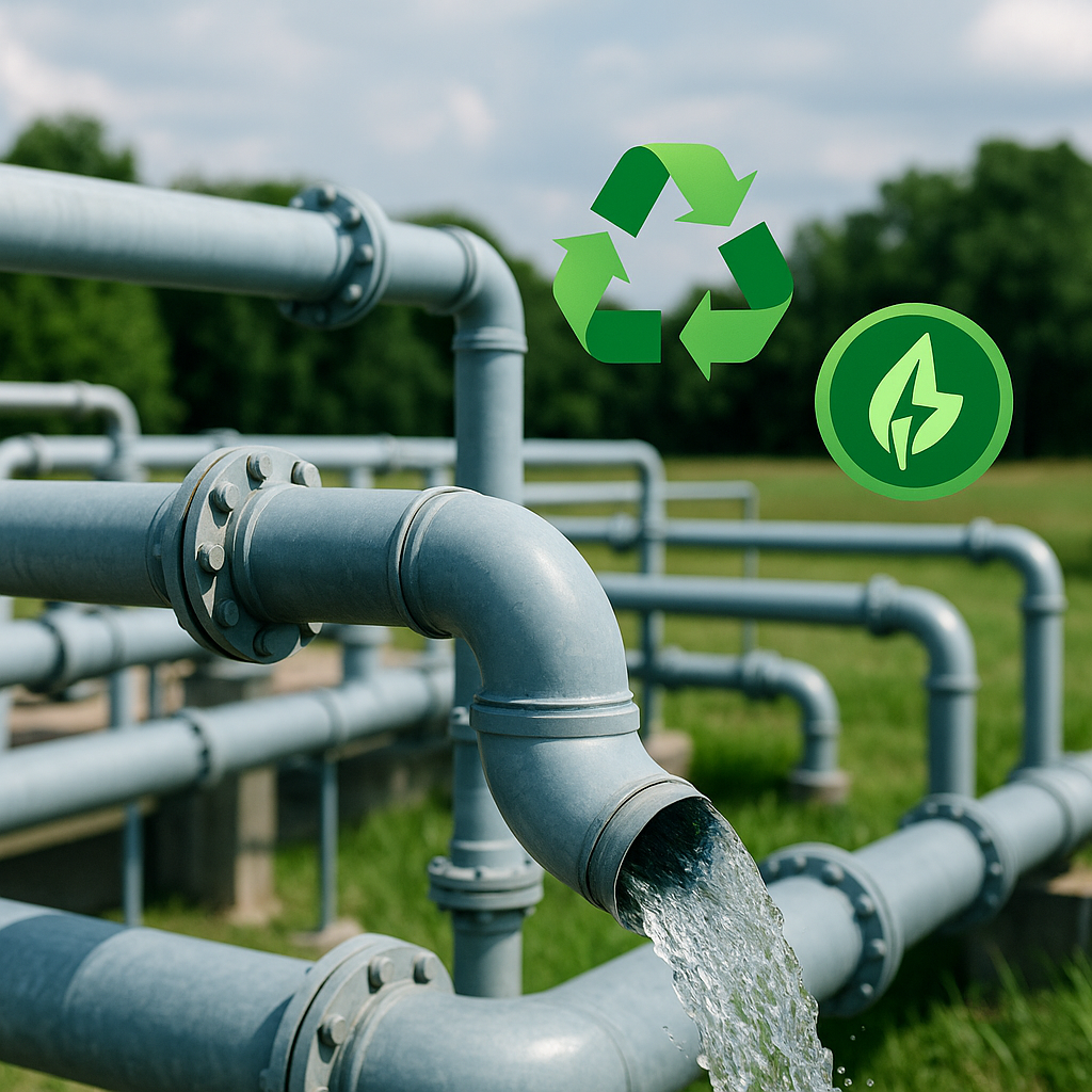 Pipes/water reuse and green energy