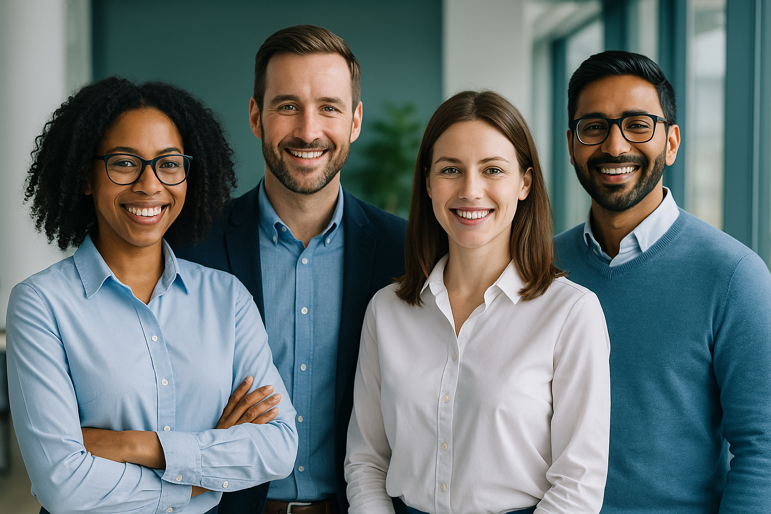 Smiling water science team